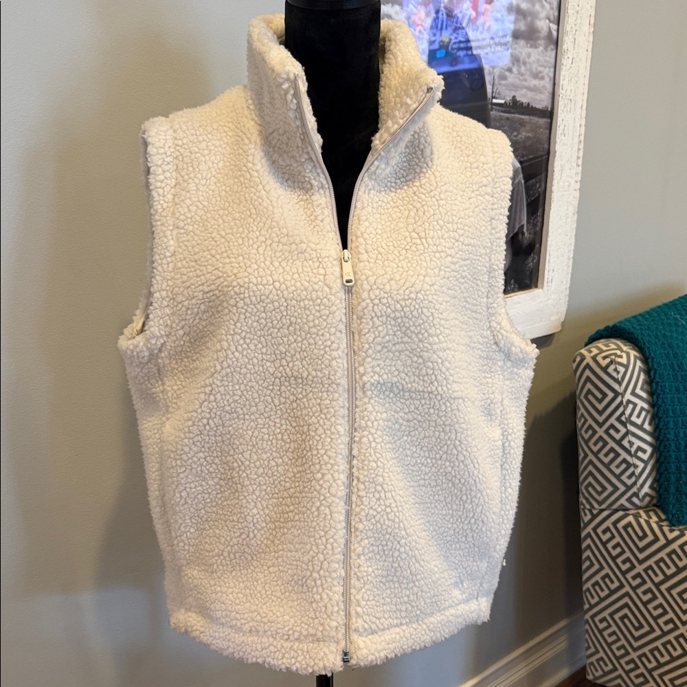 Calvin Klein Off-White full zip vest